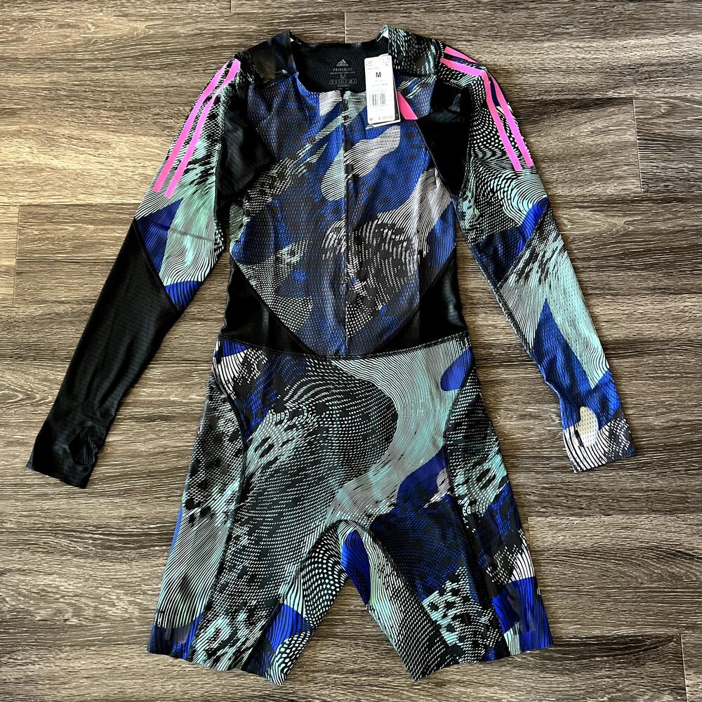 Adidas 2023 Pro Elite Long Sleeve Sprint Speed Suit Medium HN8039 $300